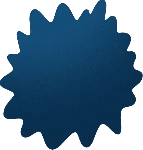 Navy splat icon representing human-readable call stacks and stack trace analysis in crash reporting